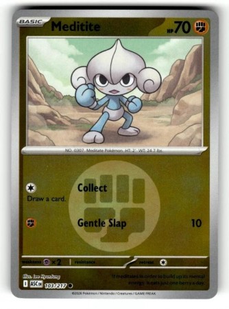 Meditite [Energy] #103 Pokemon Ascended Heroes