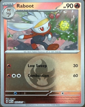 Raboot [Energy] #37 Pokemon Ascended Heroes