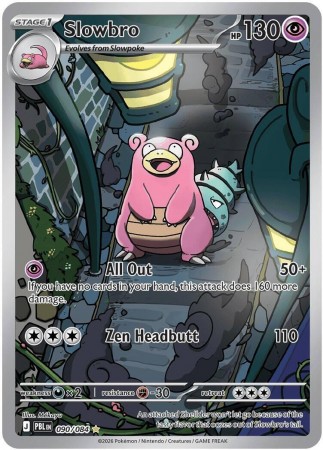 Slowbro #90 Pokemon Pitch Black