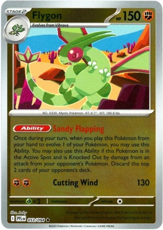 Flygon [Reverse Holo] #53 Pokemon Phantasmal Flames