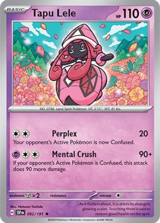 Tapu Lele #92 Pokemon Surging Sparks