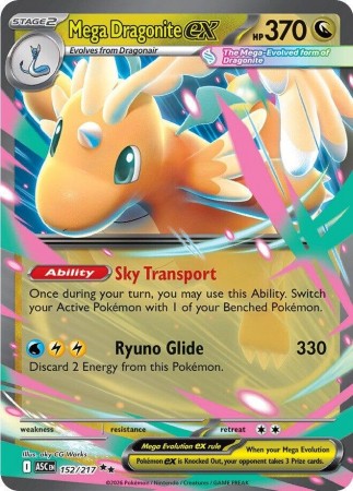 Mega Dragonite ex #152 Pokemon Ascended Heroes