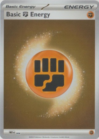 Basic Fighting Energy [Reverse Holo] #6 Pokemon Mega Evolution Energy