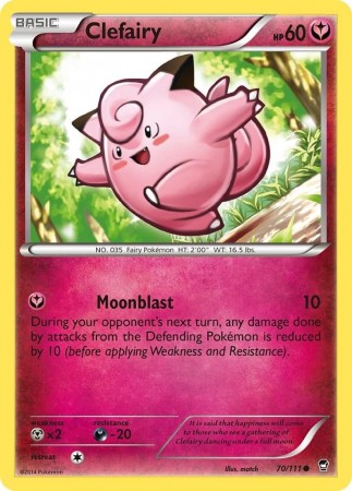 Clefairy #70 Pokemon Furious Fists 