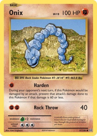 Onix #61 Pokemon Evolutions