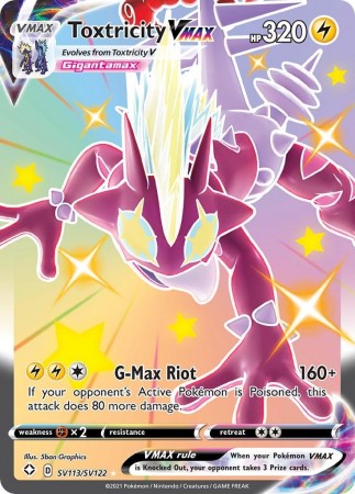 Toxtricity VMAX #SV113 Pokemon Shining Fates
