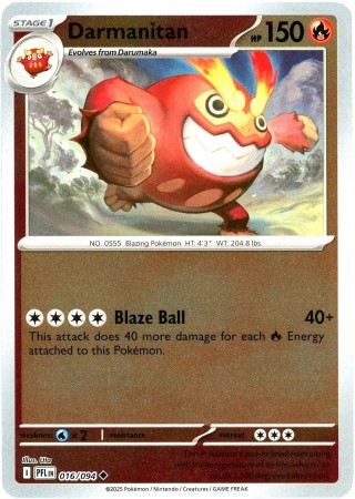 Darmanitan [Reverse Holo] #16 Pokemon Phantasmal Flames