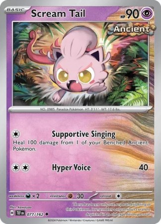 Scream Tail [Cosmos Holo] #77 Pokemon Temporal Forces