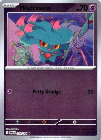 Misdreavus [Reverse Holo] #35 Pokemon Phantasmal Flames