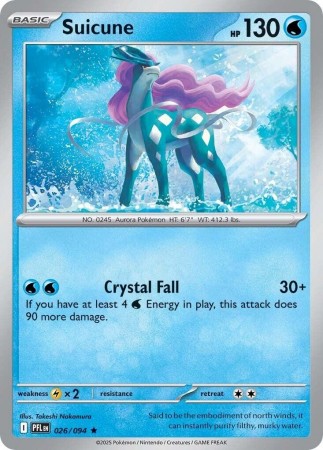 Suicune #26 Pokemon Phantasmal Flames