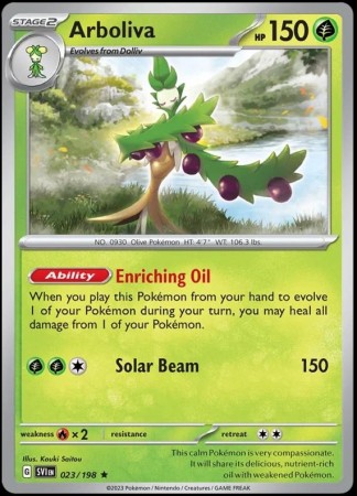 Arboliva #23 Pokemon Scarlet & Violet