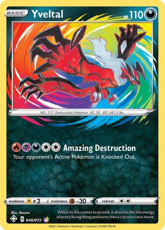 Yveltal #46 Pokemon Shining Fates