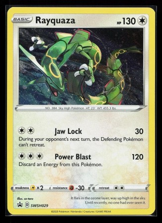 Rayquaza [Cosmos Holo] #SWSH029 Pokemon Promo