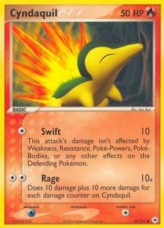Cyndaquil #59 Pokemon Hidden Legends
