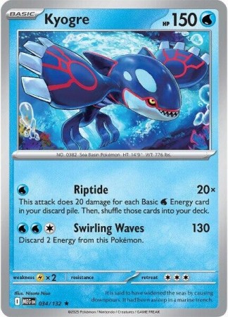Kyogre #34 Pokemon Mega Evolution