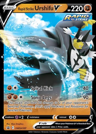 Rapid Strike Urshifu V #SWSH107 Pokemon Promo