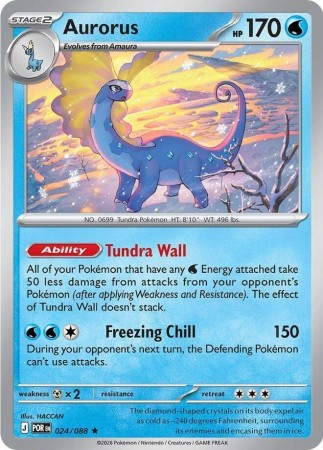 Aurorus #24 Pokemon Perfect Order