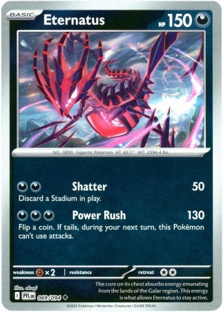 Eternatus [Reverse Holo] #69 Pokemon Phantasmal Flames