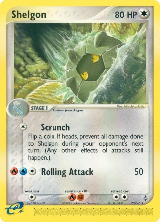 Shelgon #20 Pokemon Dragon