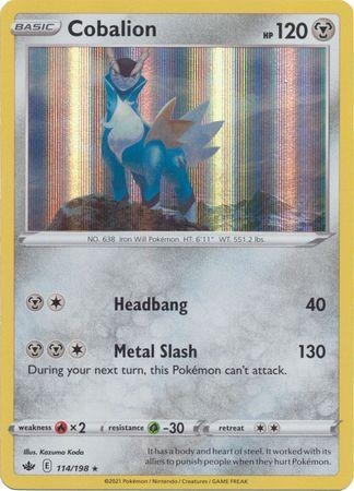 Cobalion [Holo] #114 Pokemon Chilling Reign
