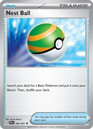Nest Ball #84 Pokemon Paldean Fates