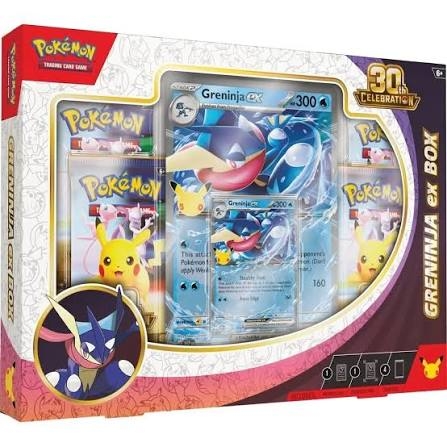 Pokémon MEGA: 30th Celebration Collection Box (Greninja ex) (4 Pack)