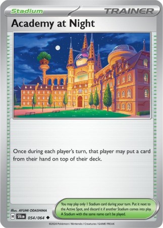 Academy at Night #54 Pokemon Shrouded Fable