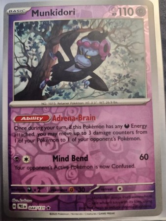 Munkidori [Reverse] #44 Pokemon Prismatic Evolutions