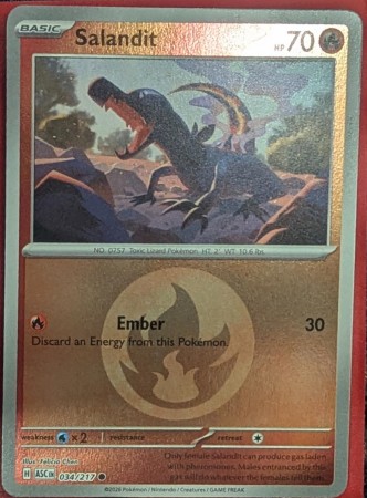 Salandit [Energy] #34 Pokemon Ascended Heroes 