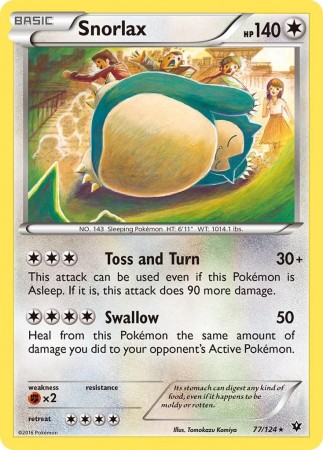 Snorlax #77 Pokemon Fates Collide