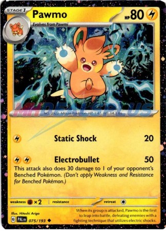 Pawmo [Cosmo Holo] #75 Pokemon Paldea Evolved