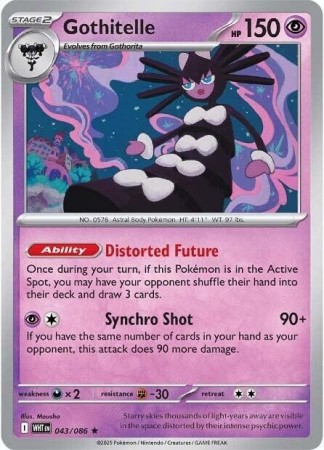 Gothitelle #43 Pokemon White Flare