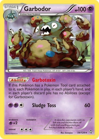 Garbodor #54 Pokemon Dragons Exalted 