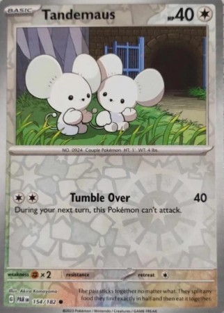 Tandemaus [Reverse Holo] #154 Pokemon Paradox Rift