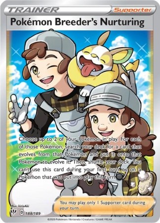 Pokemon Breeder's Nurturing #188 Pokemon Darkness Ablaze