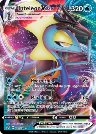 Inteleon VMAX #50 Pokemon Rebel Clash