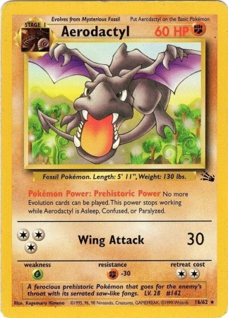 Aerodactyl #16 Pokemon Fossil