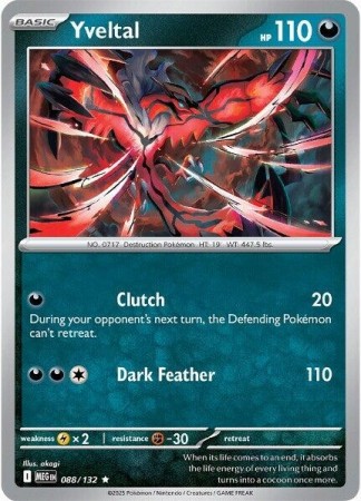 Yveltal #88 Pokemon Mega Evolution
