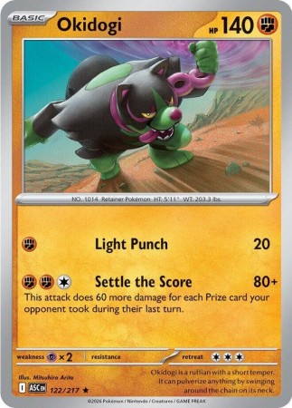 Okidogi #122 Pokemon Ascended Heroes