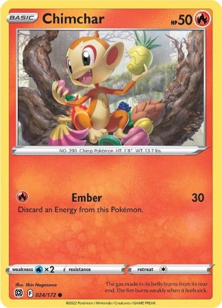 Chimchar #24 Pokemon Brilliant Stars