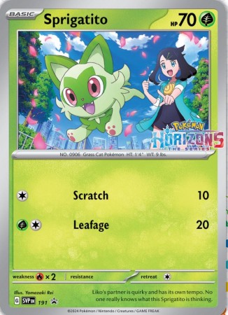 Sprigatito #191 Pokemon Promo 