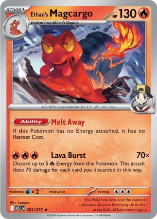 Ethan's Magcargo #24 Pokemon Ascended Heroes
