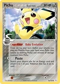 Pichu #76 Pokemon Holon Phantoms