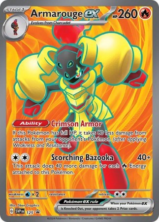 Armarouge Ex #125 Pokemon Promo