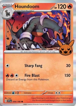 Houndoom [Holo] #34 Pokemon Trick or Trade 2023
