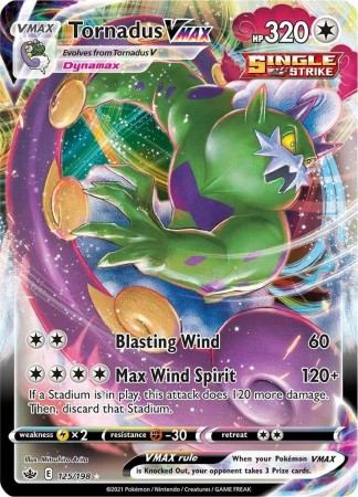 Tornadus VMAX #125 Pokemon Chilling Reign