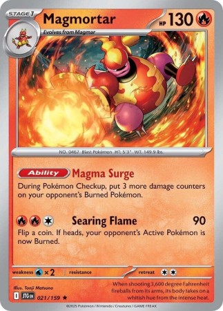 Magmortar #21 Pokemon Journey Together