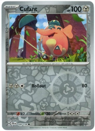 Cufant [Reverse Holo] #109 Pokemon Journey Together