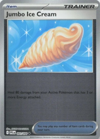 Jumbo Ice Cream [Reverse Holo] #91 Pokemon Phantasmal Flames