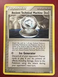 Ancient Technical Machine [Ice] #84 Pokemon Hidden Legends